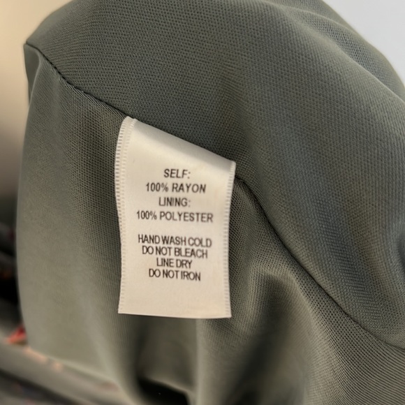 Lulus Fiorire slate blue floral day dress, size small - Picture 12 of 13